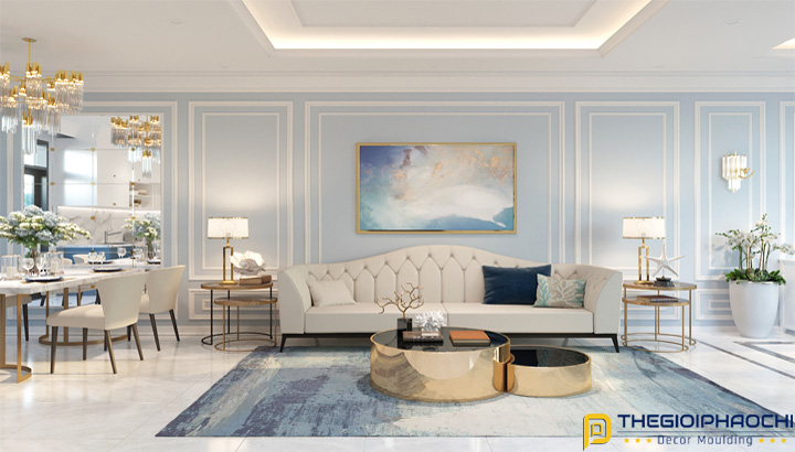 trang trí nhà đẹp tân cổ điển đón tết 